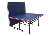 جدول استاندارد جدول سیاه جدول تنیس روی میز فولاد با چرخ آبی بالا